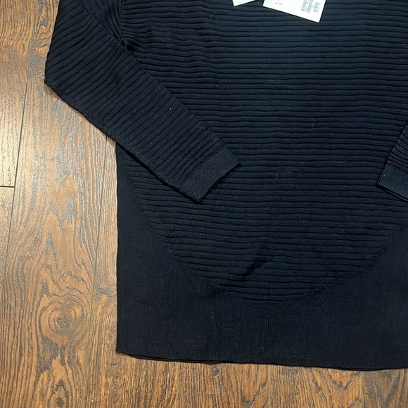 𝙲𝙾𝚂 Ribbed Crewneck Navy Blue Size XS - Picture 4 of 8